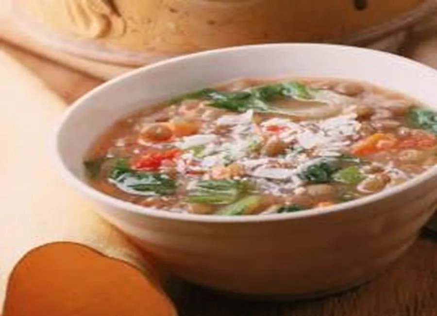 Soupe aux légumes et au farro
