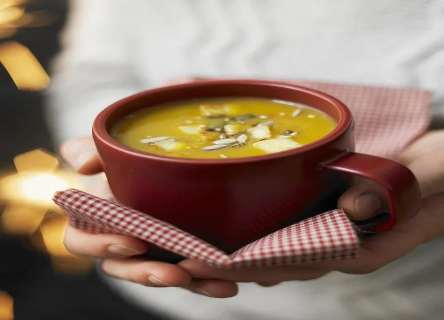 Soupe butternut épicée au citron