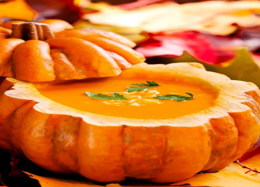 Soupe d'halloween au thermomix