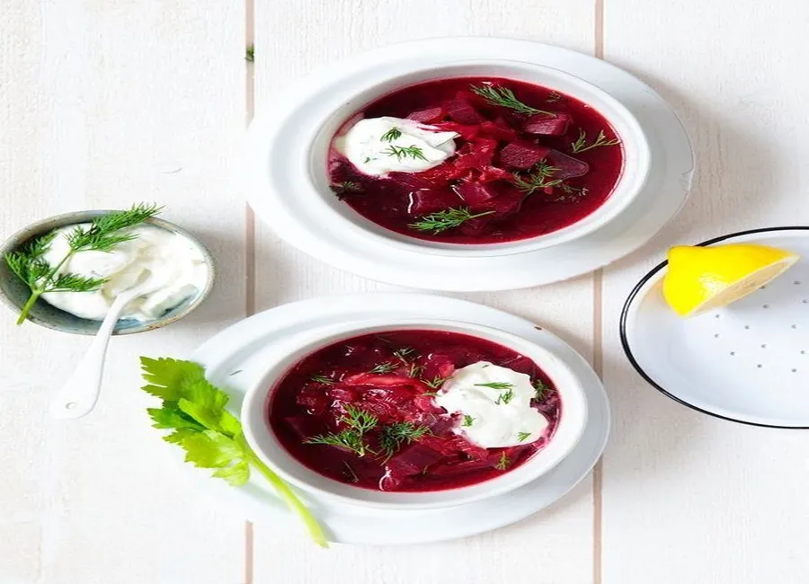 Soupe de betterave façon bortsch