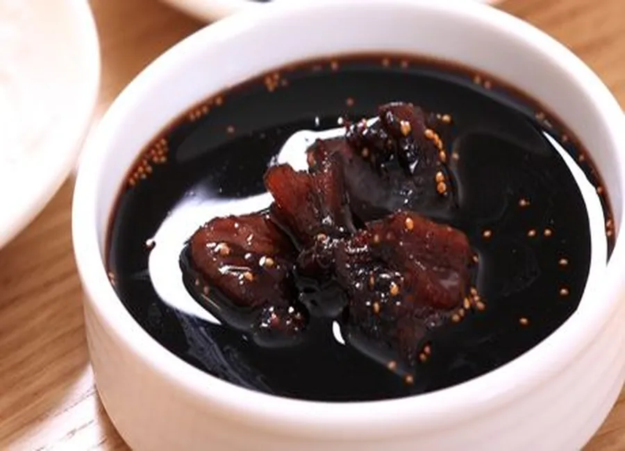 Soupe de figues et d'abricots à l'orange