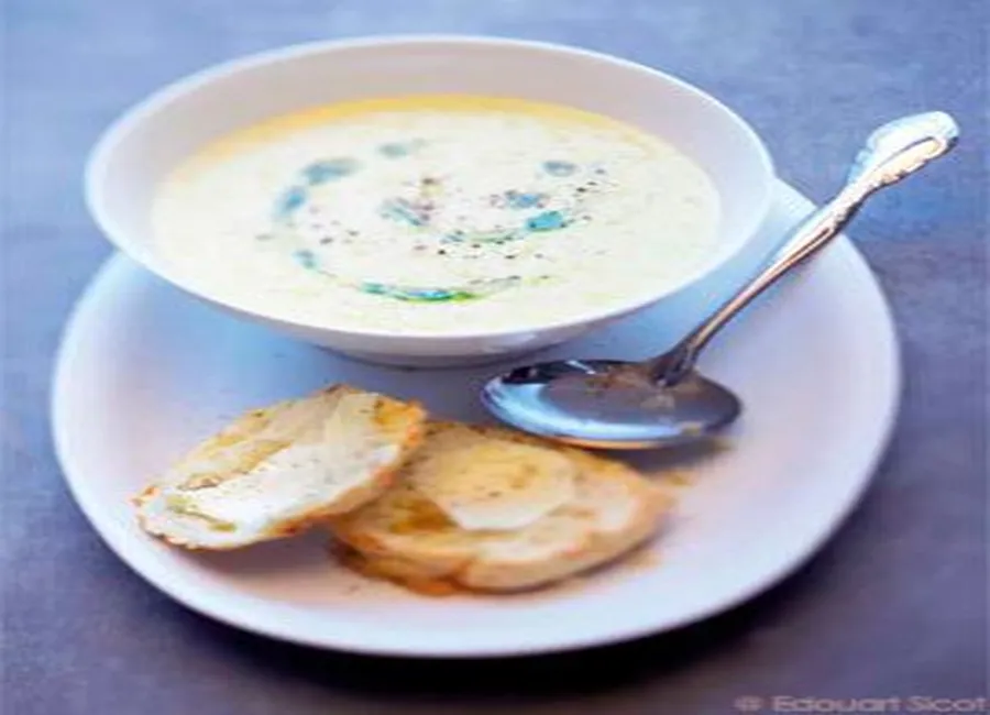 Soupe de maïs et scones au fromage