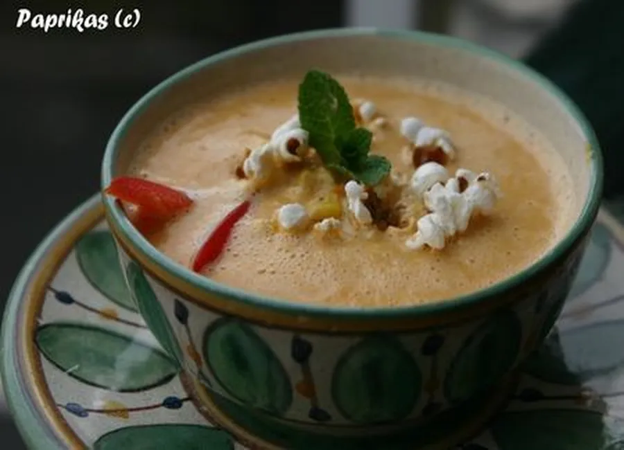 Soupe de maïs pimentée