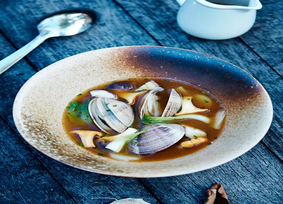 Soupe de palourdes au miso