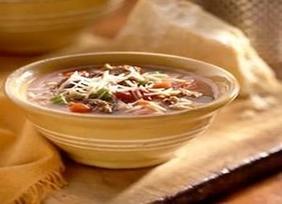 Soupe facile aux saucisses