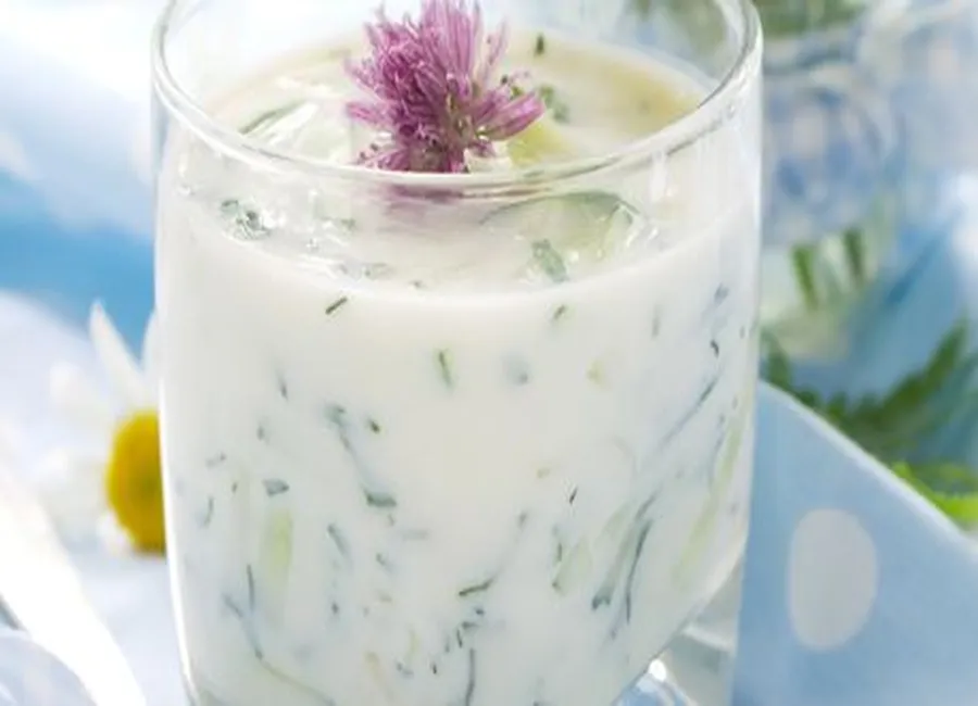 Soupe froide de concombre