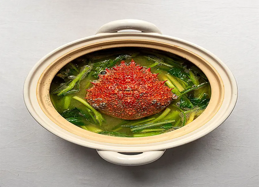 Soupe miso à l'araignée de mer