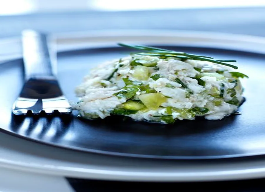 Tartare de poissons au lait de coco