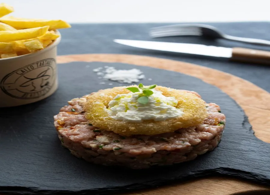 Tartare de veau à l'italienne
