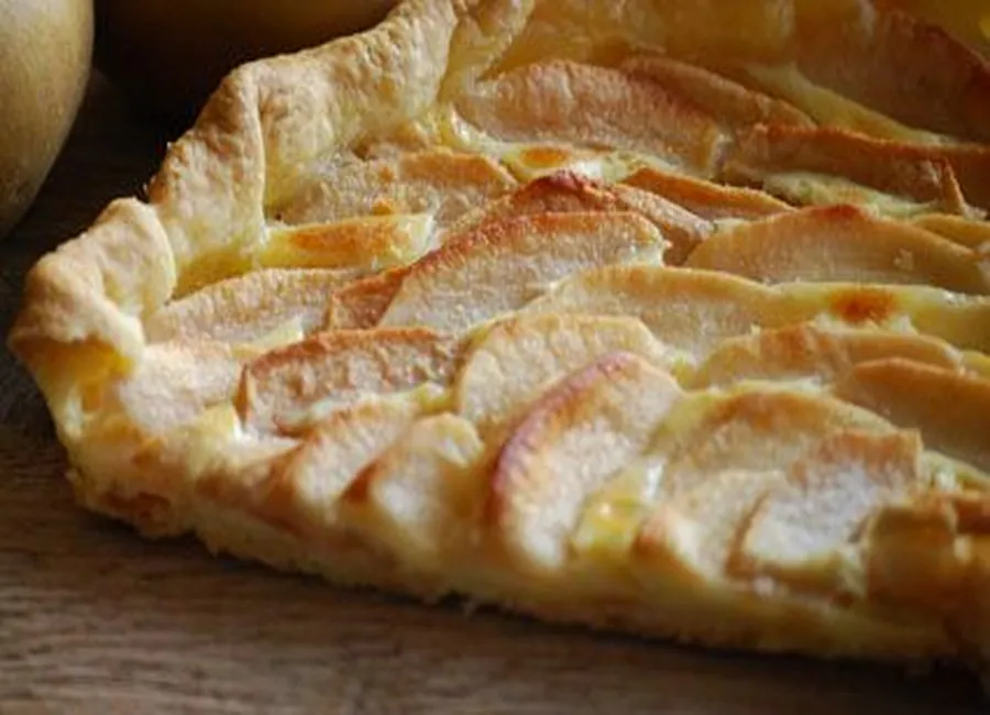 Tarte à la compote de pommes