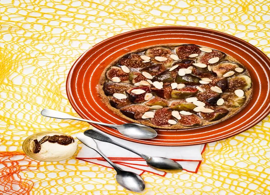 Tarte à la figue et crème d'amandes