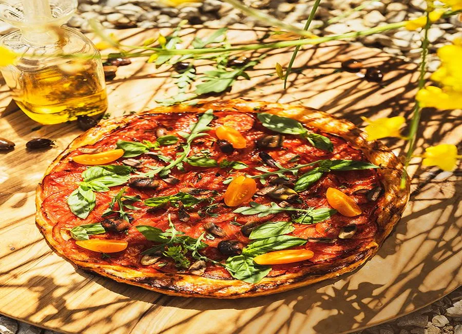 Tarte à la tomate et marjolaine de marielle