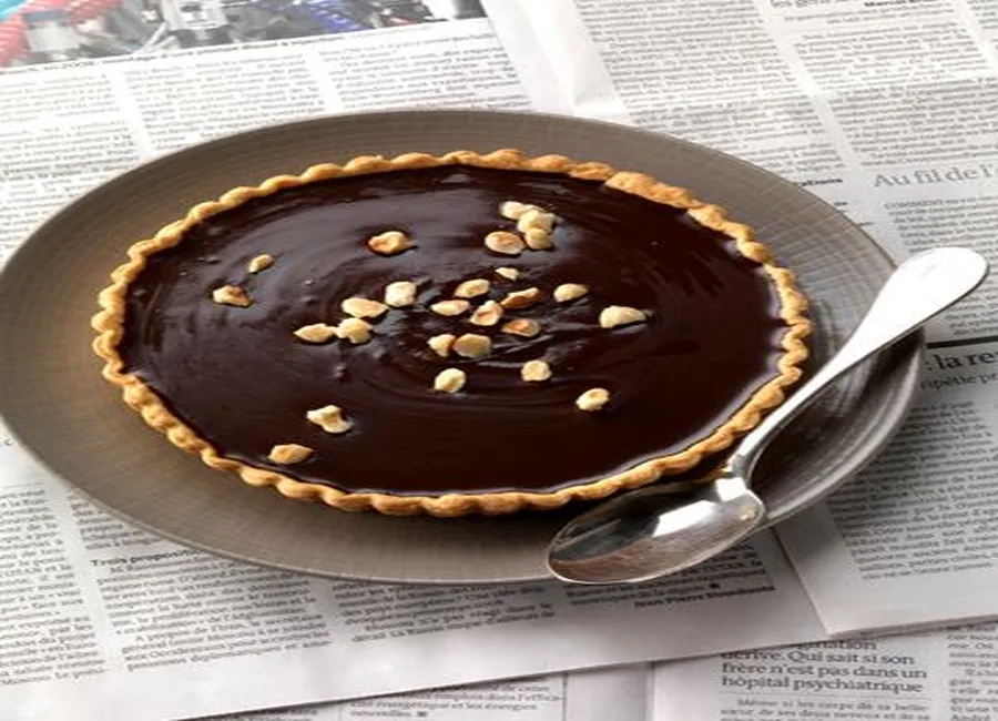 Tarte au chocolat minute