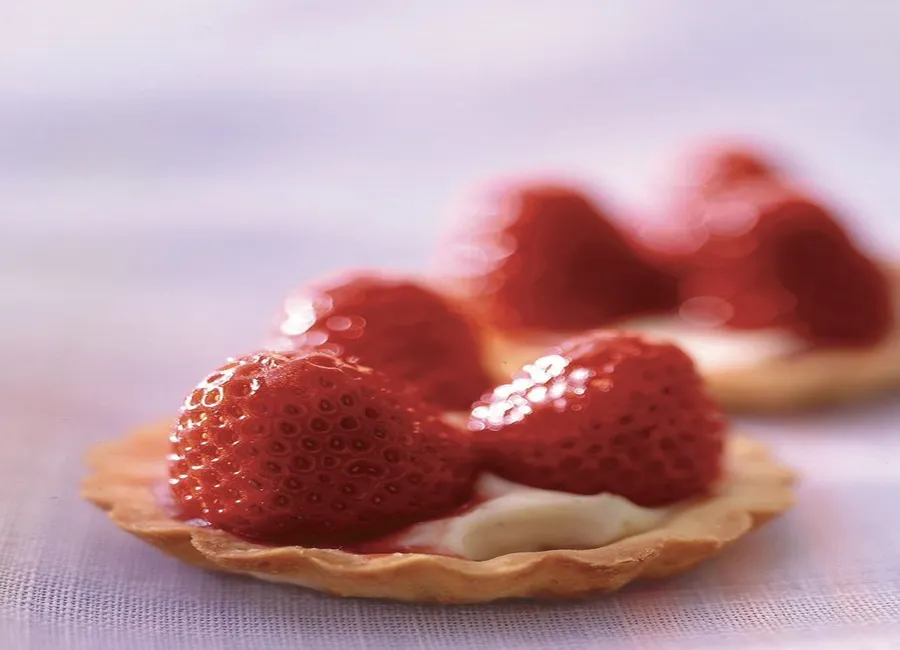 Tarte aux fraises au sel de guérande