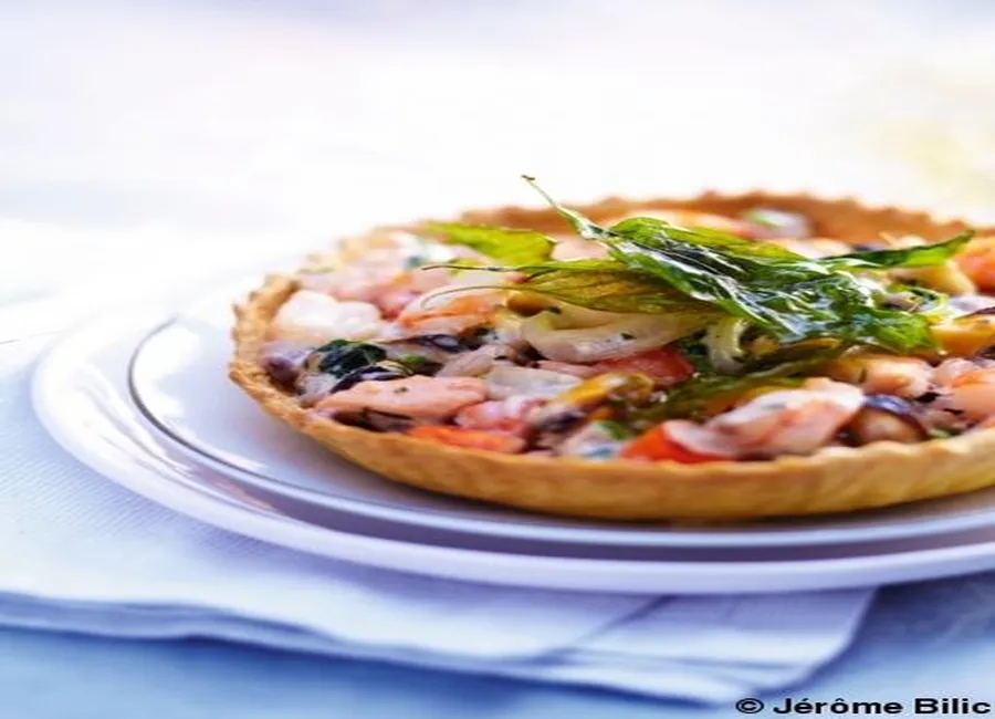 Tarte aux fruits de mer