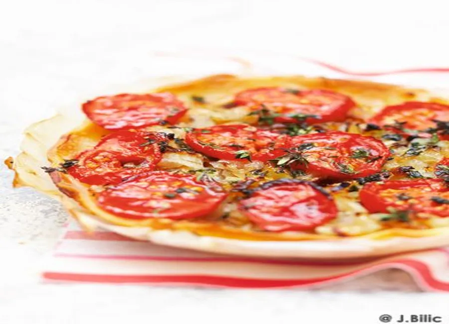 Tarte sans gluten aux tomates