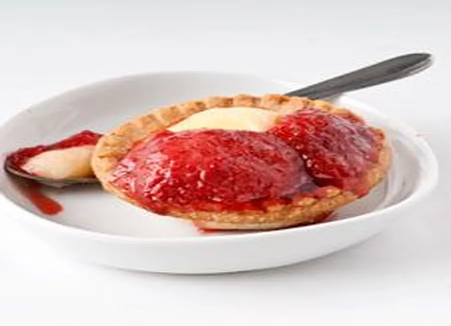Tartelette aux fraises compotées