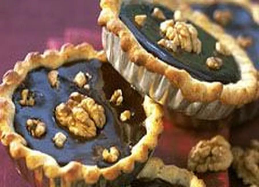 Tartelettes au chocolat et aux noix