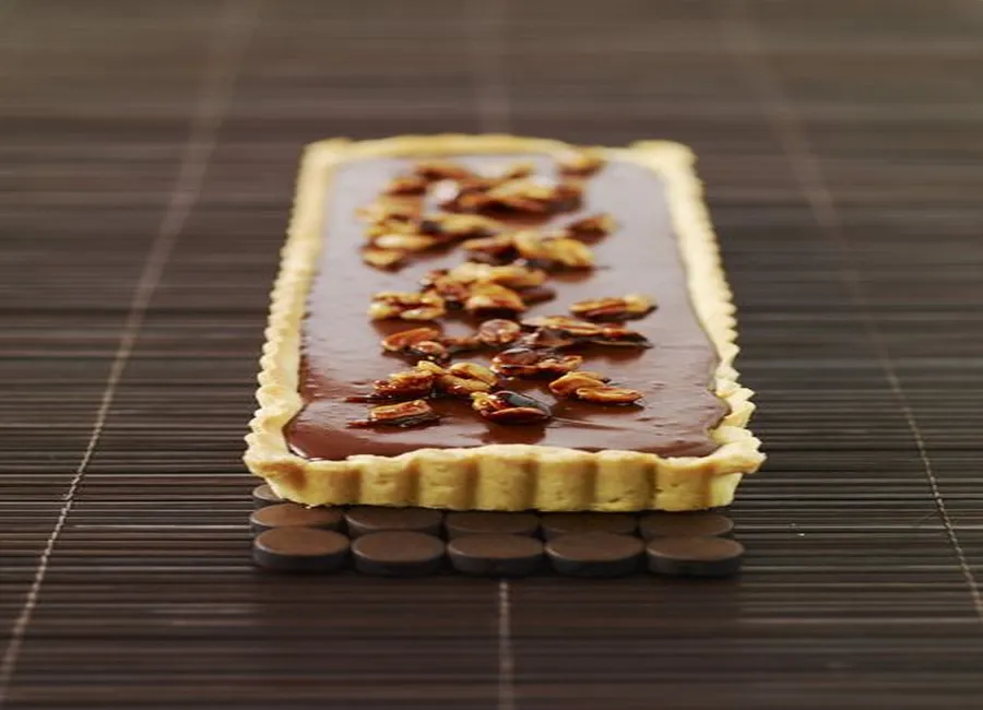 Tartelettes au chocolat noir coulant et bailey's