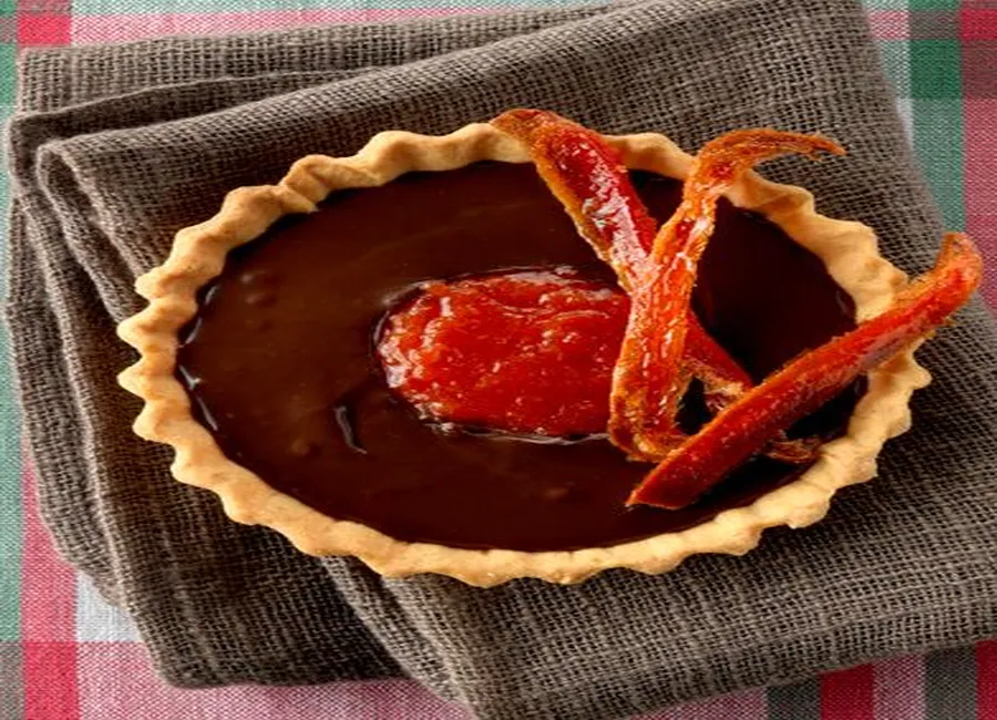 Tartelettes chocolat-poivrons