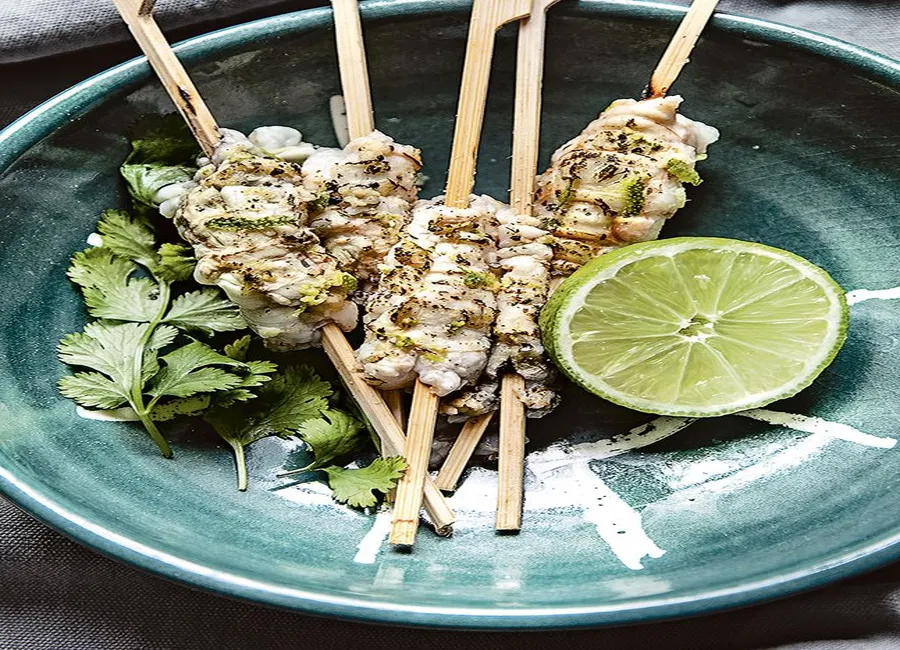 Tataki de langoustines