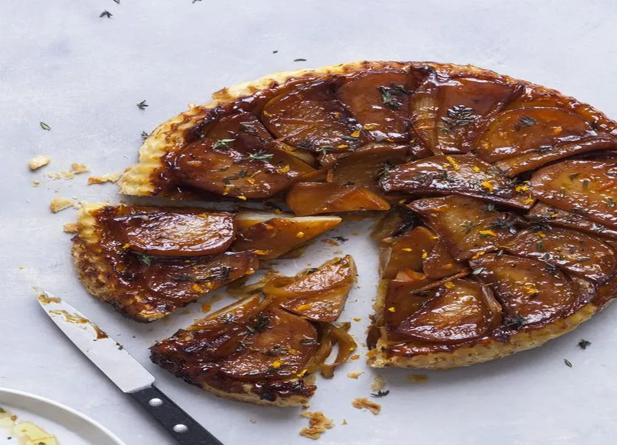 Tatin de chou-rave à l'orange