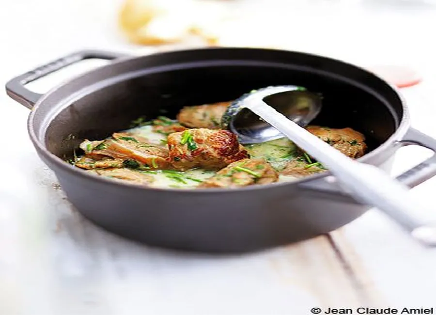 Tendron de veau au citron et romarin