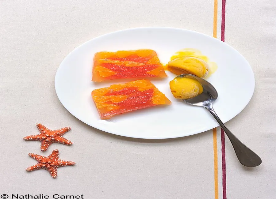 Terrine d'agrumes au campari