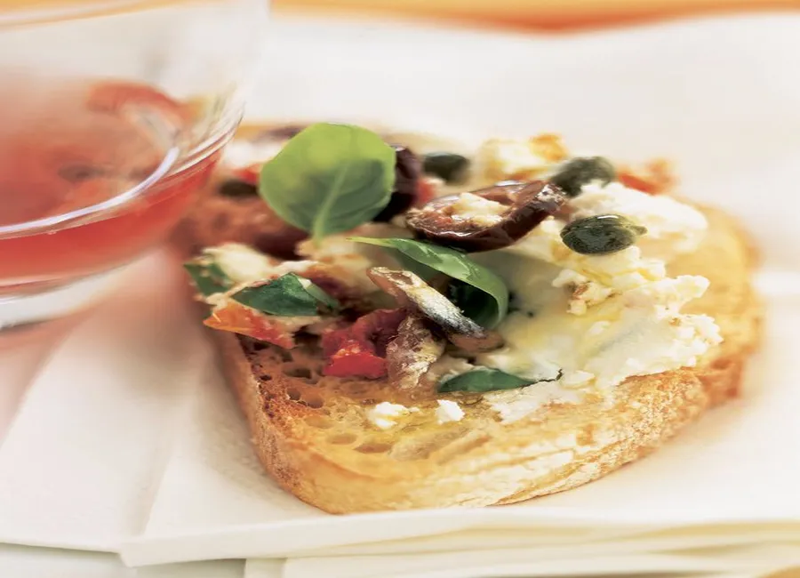 Terrine de chèvre à la sicilienne