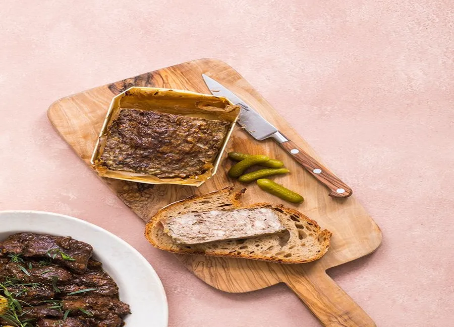 Terrine de chevreuil aux champignons