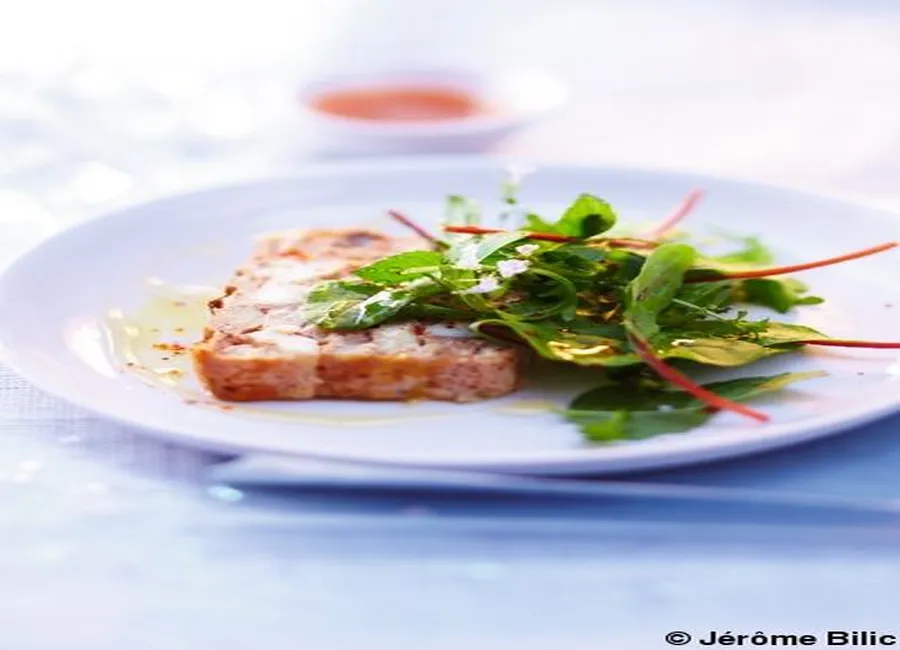 Terrine de lotte et saint-jacques