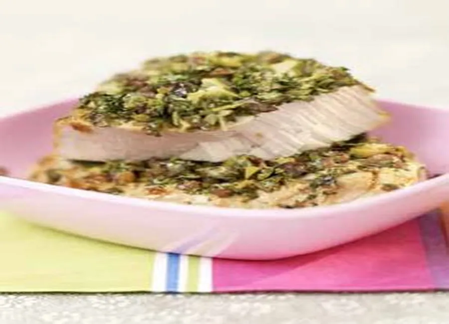 Thon à la sauce verte