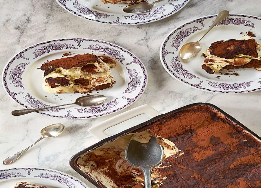 Tiramisu amande amère et rhum ambré