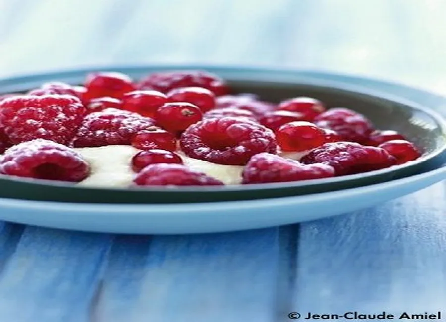Tiramisu aux framboises et pralin