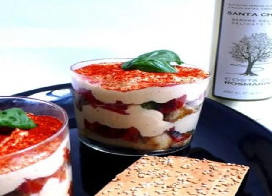 Tiramisu de tomates