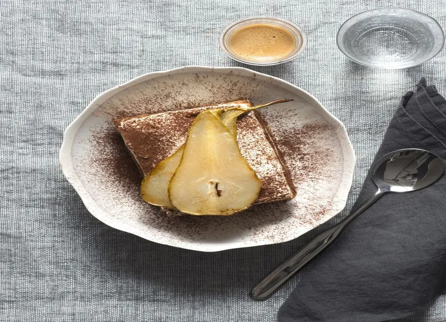 Tiramisu poire crème de marron