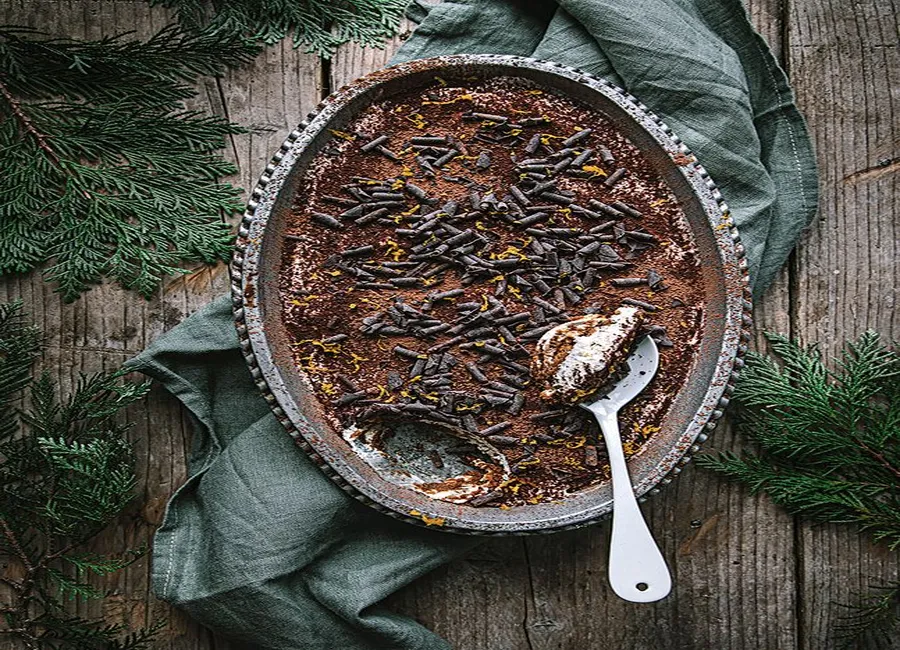 Tiramisu vegan spéculoos et orange