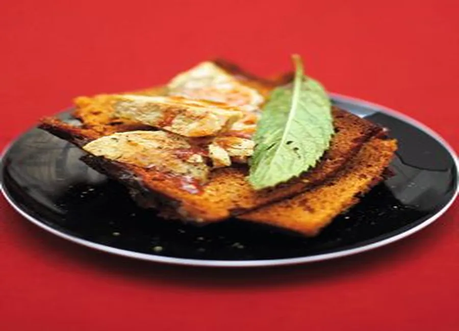 Toasts de pain d'épices au foie gras