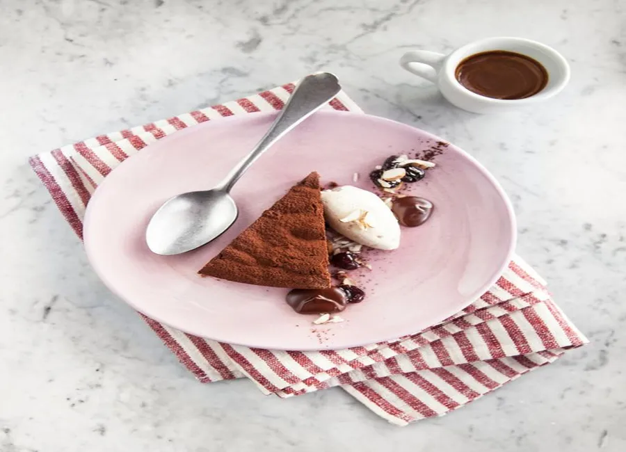 Torta capri au chocolat noir