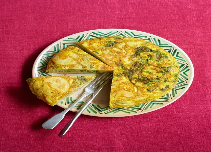 Tortilla à la roquette