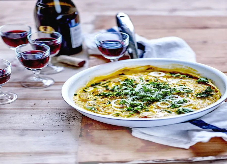 Tortilla aux pommes de terre râpées
