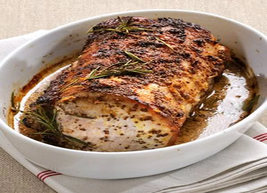 Carré de porc à la moutarde
