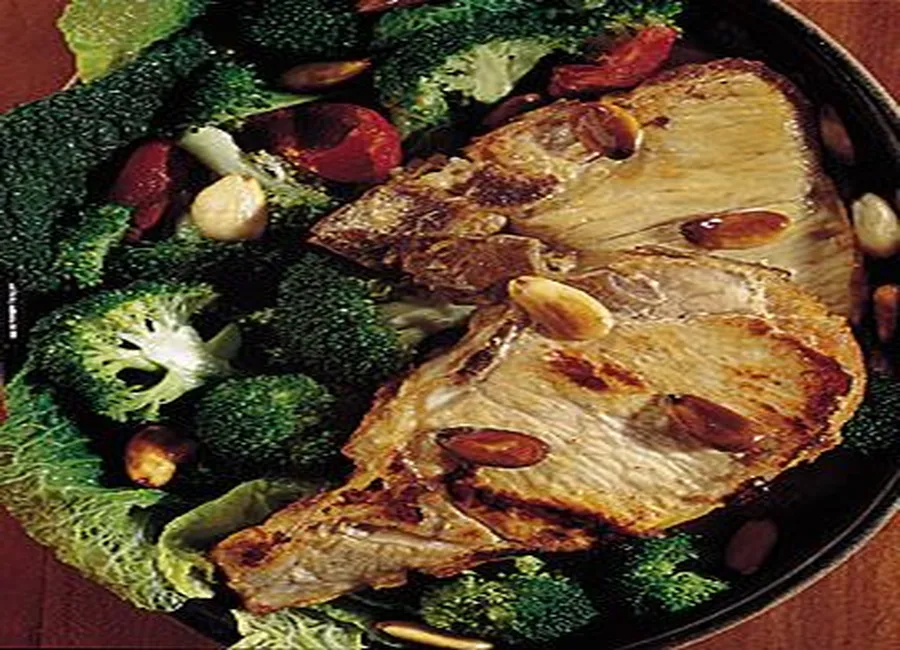 Côtes de veau aux amandes
