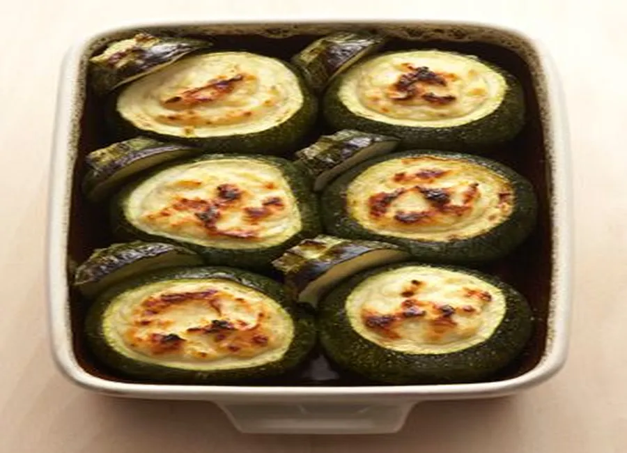 Courgettes rondes farcies