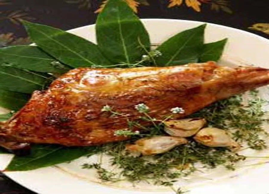Gigot d'agneau de lait à la fleur de thym
