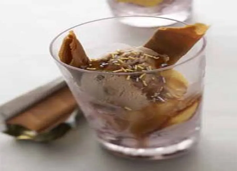Glaces croustillantes