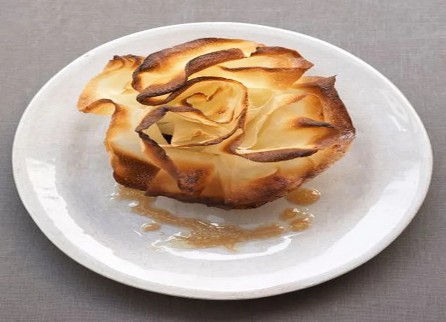 Pastilla de colvert, vinaigrette à l'orange