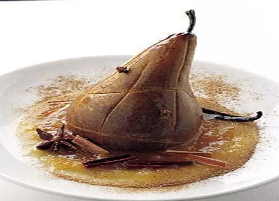 Pommes poires au jus d'épices