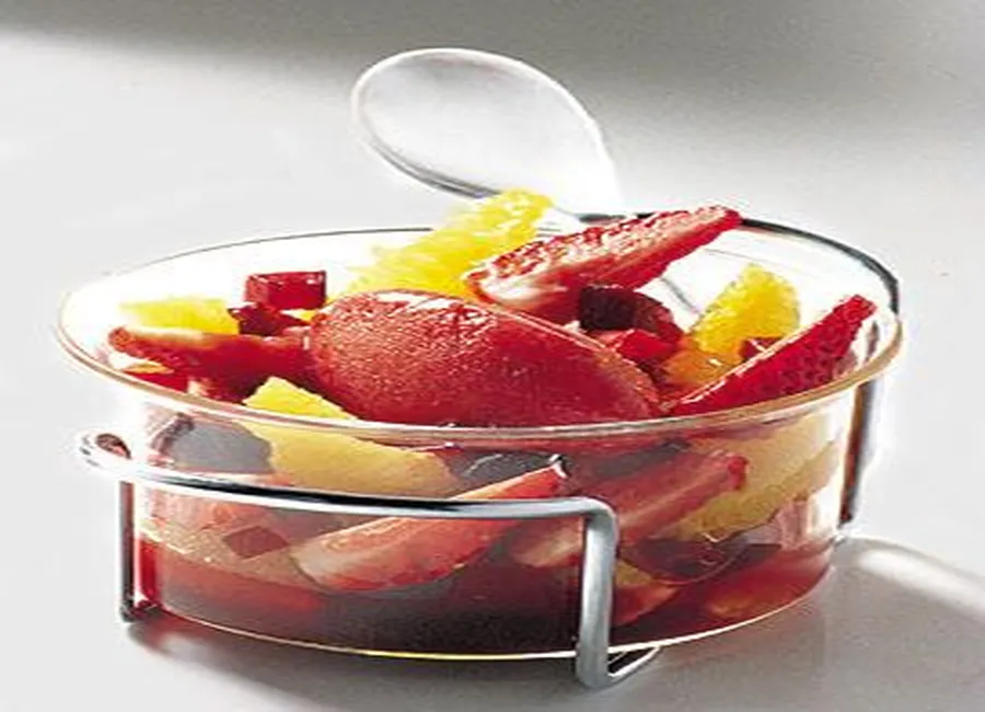 Salade de fraises et betteraves à l'orange