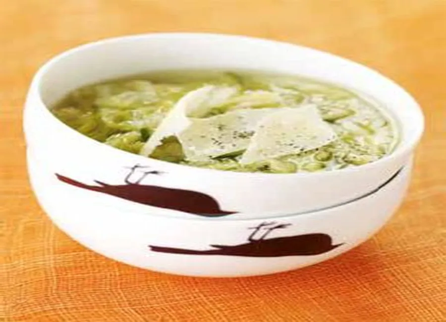 Soupe d'hiver au parmesan
